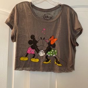 Sheer Disney crop top